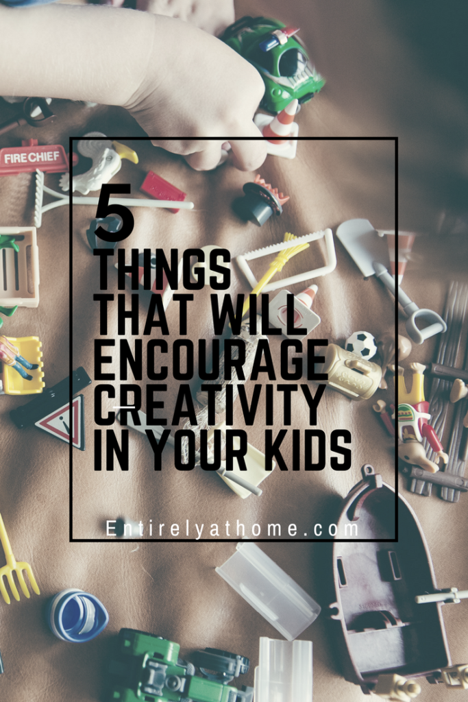 We all want our kids to be thinkers! Here are 5 ways I encourage creativity in our home!