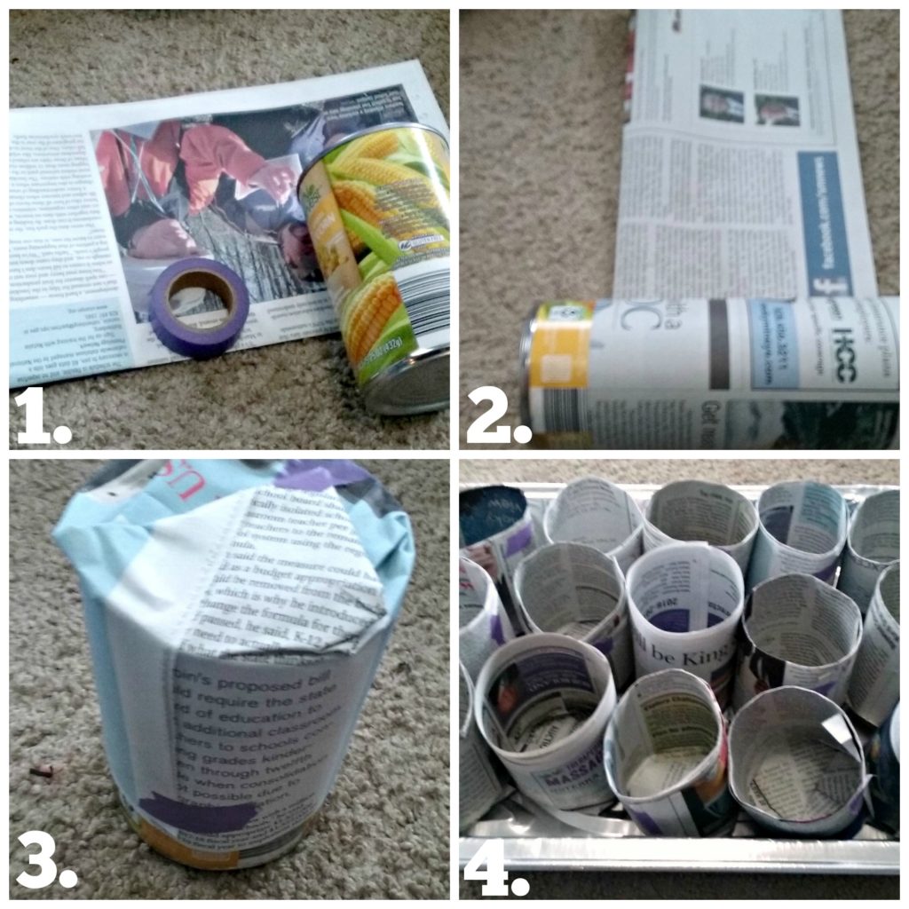 Easy DIY Newspaper Seed starting pots! Great ideas for starting your Spring Garden!