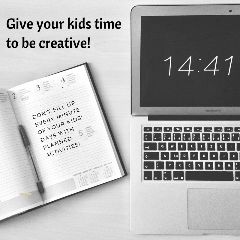 5 ways we can encourage our kids creativity!