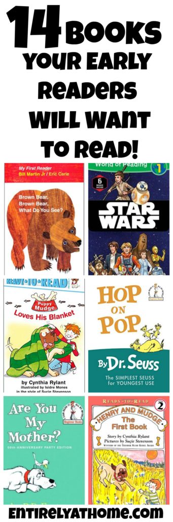 Looking for books that your early readers will like? Here is a list if books your kids will enjoy reading!