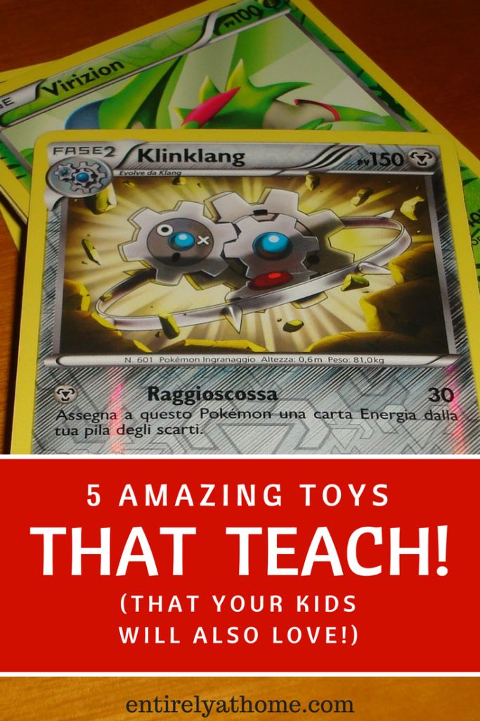 Looking for more ways to get your kids learning? Click here for 5 great toys that will encourage your kids to learn while they play!