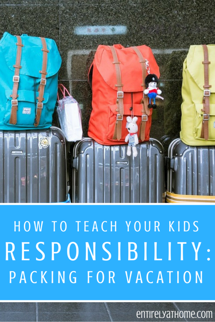 Are you looking for ways for your kids to be more responsible and independent? Click here for a FREE PRINTABLE PACKING LIST for your kids and learn how they can become more independent in getting ready for a vacation.