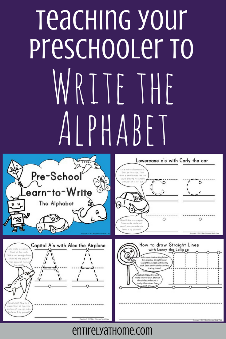 Teach your pre-schoolers to write the alphabet with this great letter writing set! Trace large letters. Practice pre-writing skills. Begin start writing letters on their own.