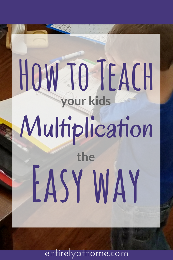 Here are some great strategies for teaching your kids multiplication! #homeschool #multiplication #multiply