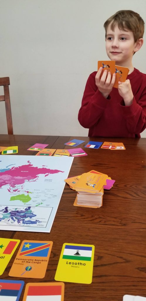 #FreeProductReceived Continent Race from Byron's Games is a fun way my kids are learning more about Geography. #ByronsGames #ContinentRace #Boardgames #hsreviews