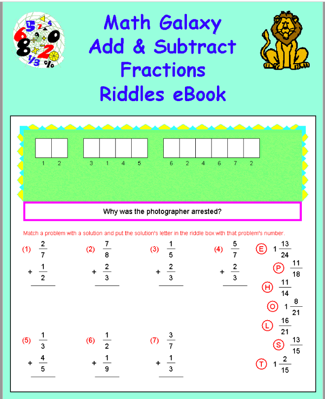 #FreeProductReceived Math Galaxy provides students with fun ebooks and apps to practice math skills. #hsreviews #mathgalaxy #mathriddles #mathworksheets
