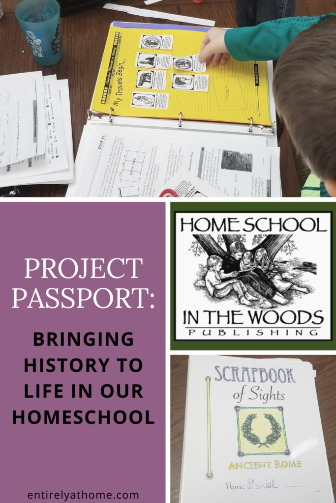 #FreeProductRecieved Homeschool in the Woods provides an amazing experience in studying world History with their Project Passport Studies! #hsreviews #HSitW #homeschoolinthewoods
