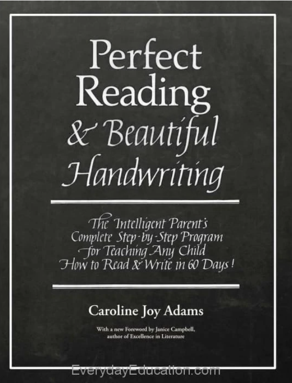#FreeProductReceived Perfect Reading, Beautiful Handwriting is a book designed to to use a simplified phonics method to teach your child to read, and improve their handwriting. #beautifulhandwriting #everydayedu