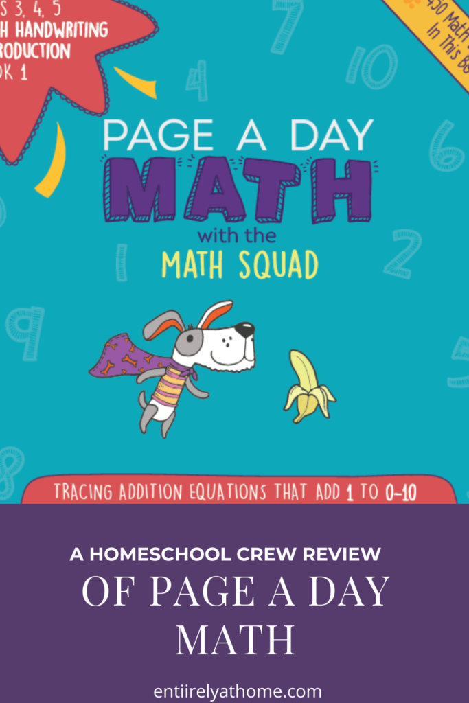 #Freeproductreceived Page a Day Math offers amazing kits that your kids will enjoy using to improve their Math fact fluency skills! #hsreviews #pageadaymath