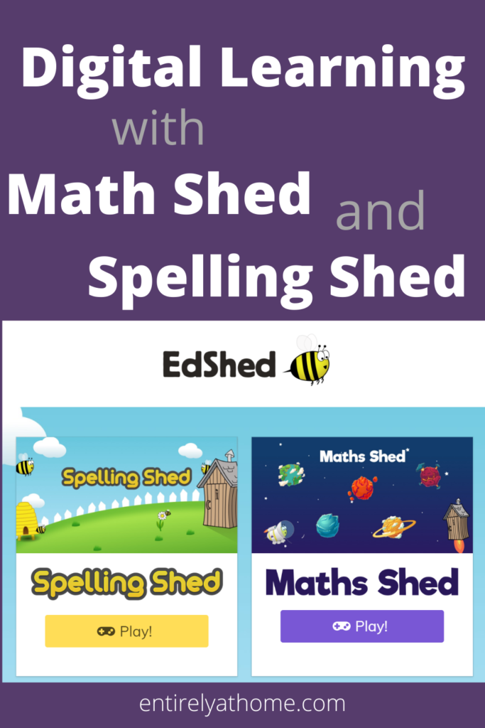 #freeproductrecieved Math Shed and Spelling Shed are both fantastic resources to provide curriculum or supplement programs with practice! #hsreviews #Spelling, #Phonics, #Math, #Math Facts, #Homeschooling