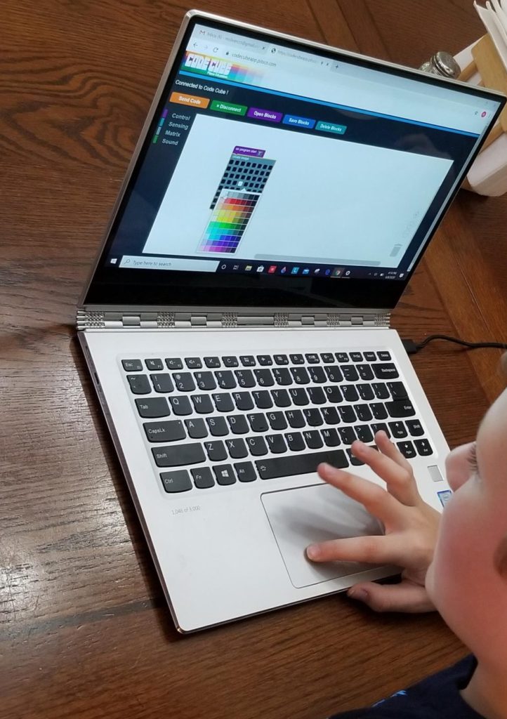 #Freeproductreceived The Pitsco Education Code Cube is fun and easy to use and a great way for kids to complete coding projects at home! #hsreviews #handsonmindson #PitscoSTEMatHome #ThePitscoExperience #BuiltwithPitsco