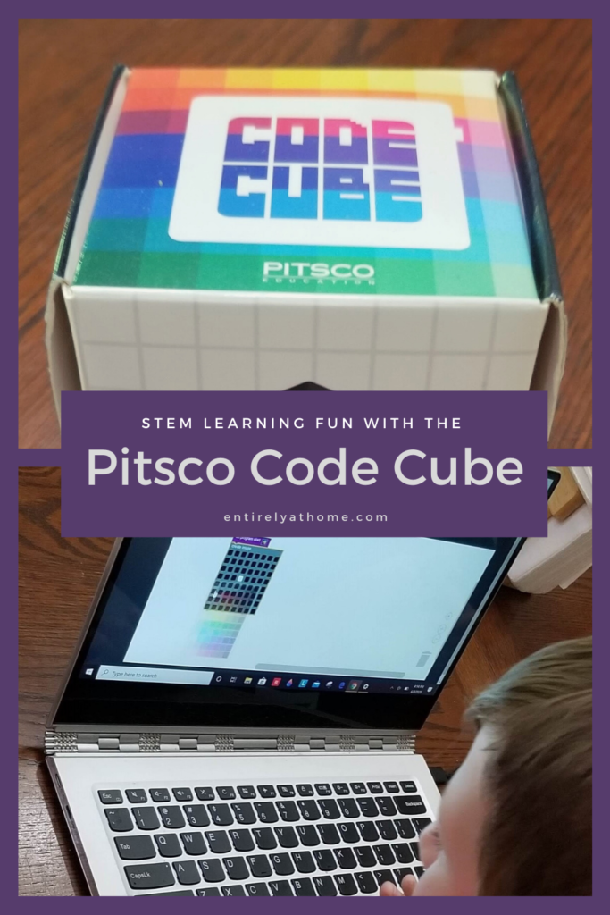 #Freeproductreceived The Pitsco Education Code Cube is fun and easy to use and a great way for kids to complete coding projects at home! #hsreviews #handsonmindson #PitscoSTEMatHome #ThePitscoExperience #BuiltwithPitsco