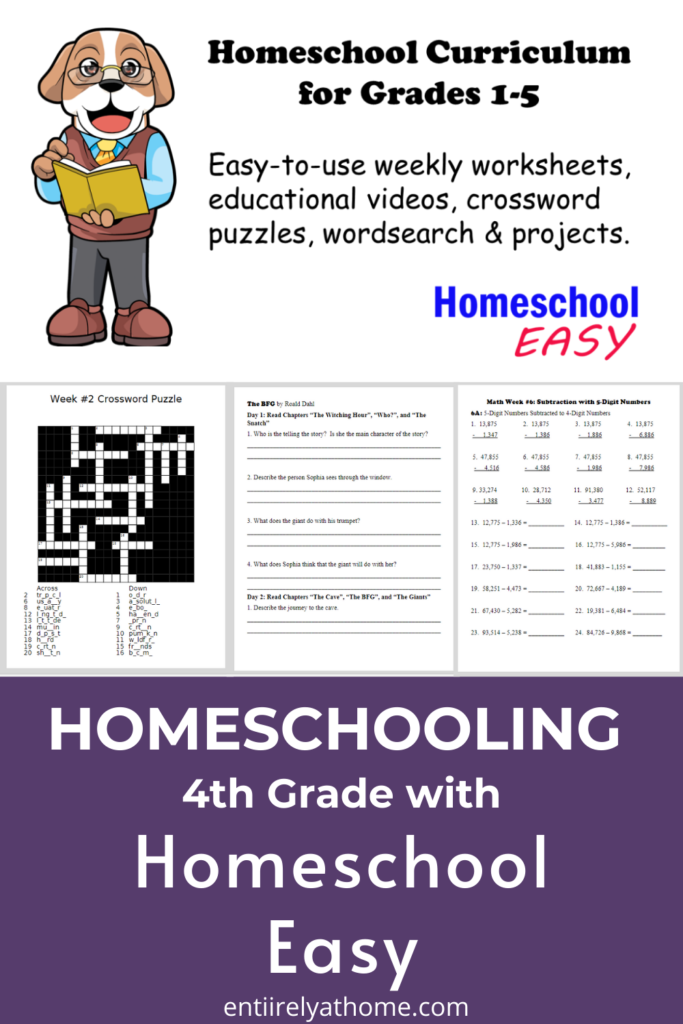 #Freeproductreceived Homeschool Easy provides an all in one Homeschool Curriculum for Elementary students that is ready to go and easy to use! #hsreviews #HomeschoolEasy