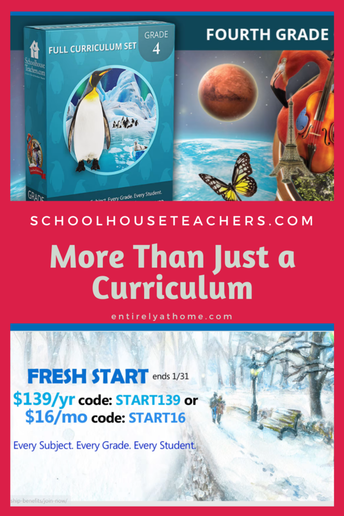 Free Product Received. SchoolhouseTeachers.com is so much more than a homeschool curriculum. Check how it can be a resource for your homeschool out now! #hsreviews, #schoolhouseteachers #homechool #onlineclasses #allinonecurriculum #homeschoolonline #homeschoolcurriculum #onlineteaching #digitallearning