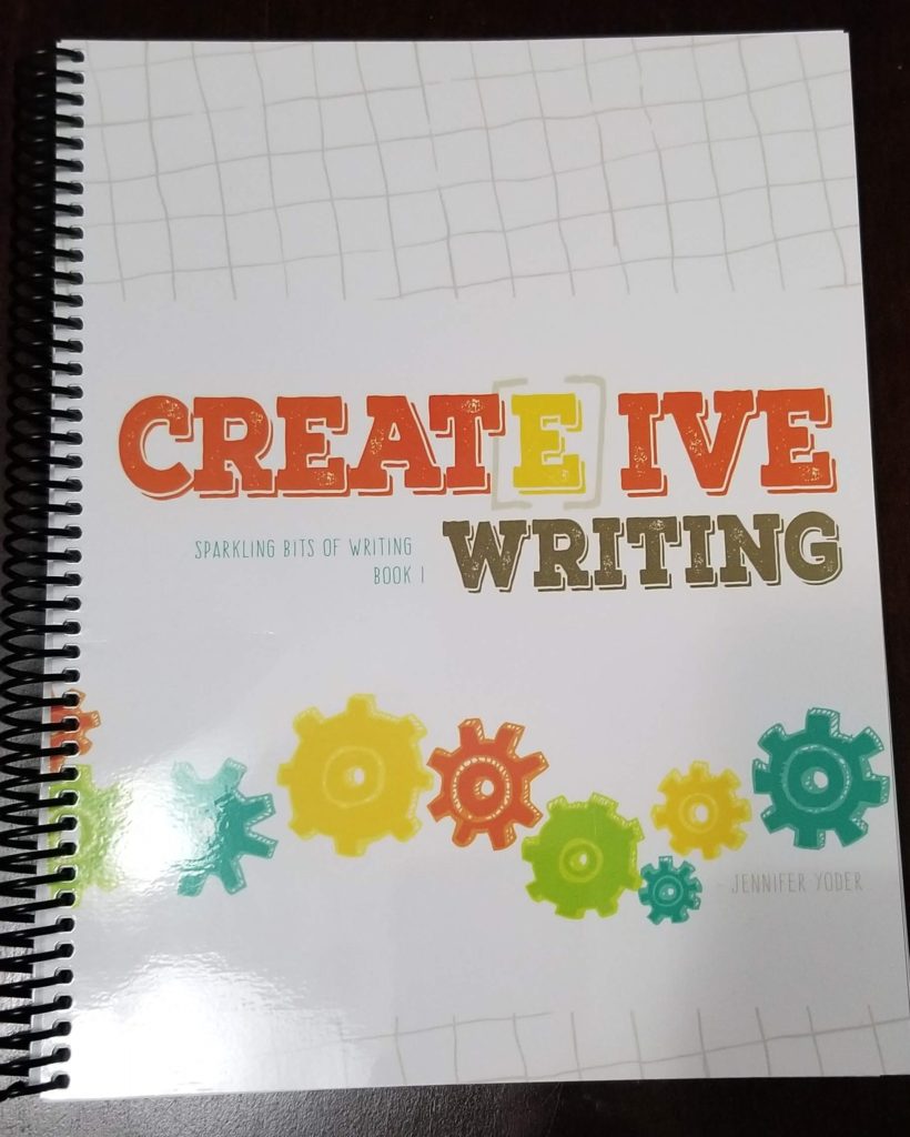 Complimentary Product Received ~ Creative Word Studio's Sparkling Bits of Writing Book one is a great workbook to help teach and encourage creative writing for your 5th and 6th grade students. #hsreviews #creativewordstudio #Christianhomeschool #languagearts #homeschoolwritingcurriculum #teachingwriting