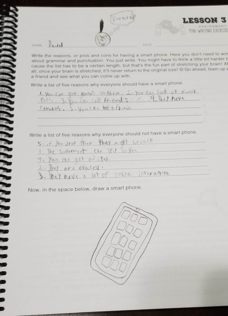 Complimentary Product Received ~ Creative Word Studio's Sparkling Bits of Writing Book one is a great workbook to help teach and encourage creative writing for your 5th and 6th grade students. #hsreviews #creativewordstudio #Christianhomeschool #languagearts #homeschoolwritingcurriculum #teachingwriting