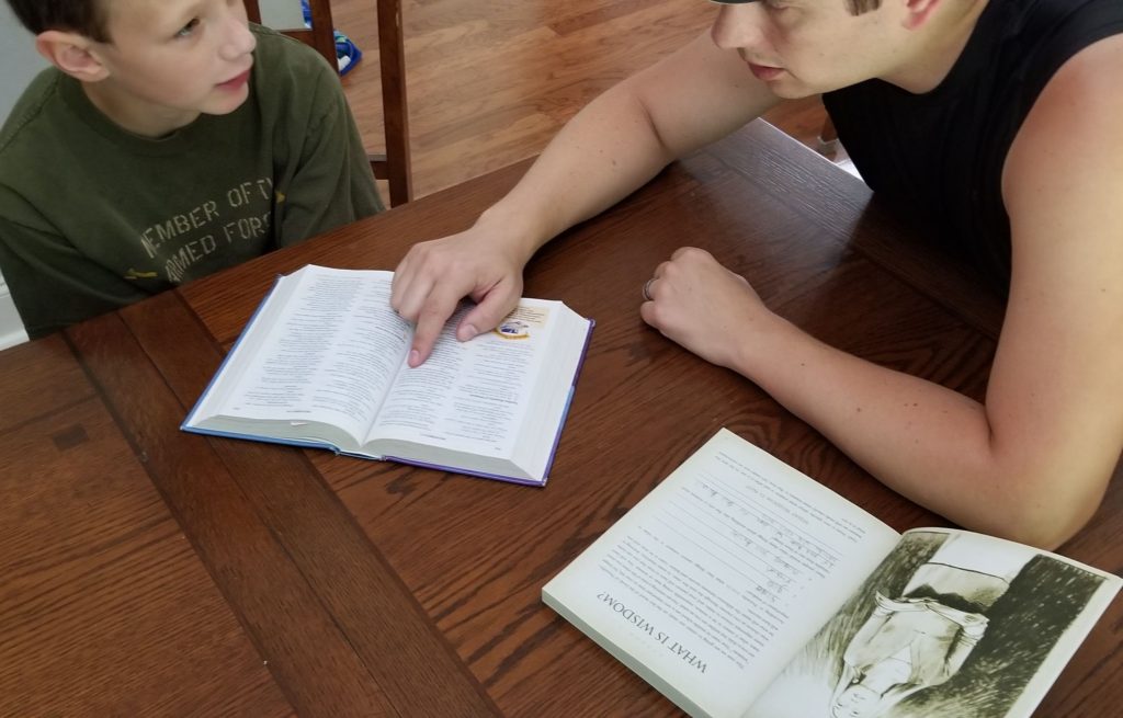 Complimentary Product Received - Positive Action Bible Curriculum Wise up provides an excellent Bible Study for Middle school students Studying Wisdom from God through the book of Proverbs. #hsreviews #biblecurriculum #biblestudy #homeschoolbiblecurriculum #positiveactionforchrist #positiveactionbiblecurriculum