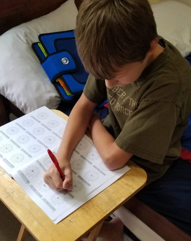 Complimentary Product Received ~ Building Math Fact Fluency in our homeschool is easy with Math Essentials Speed Wheel Drills #mathfacts #hsreviews #mathessentials #homeschoolmath #mathathome #additionfacts #multiplicationfacts #divisionfacts #homeschoolingmath