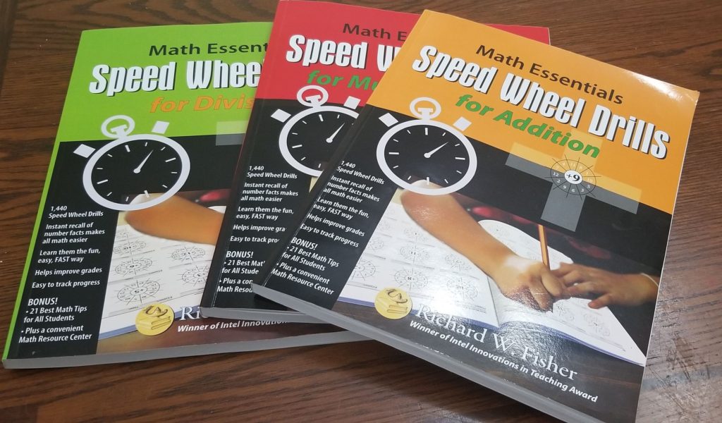 Complimentary Product Received ~ Building Math Fact Fluency in our homeschool is easy with Math Essentials Speed Wheel Drills #mathfacts #hsreviews #mathessentials #homeschoolmath #mathathome #additionfacts #multiplicationfacts #divisionfacts #homeschoolingmath