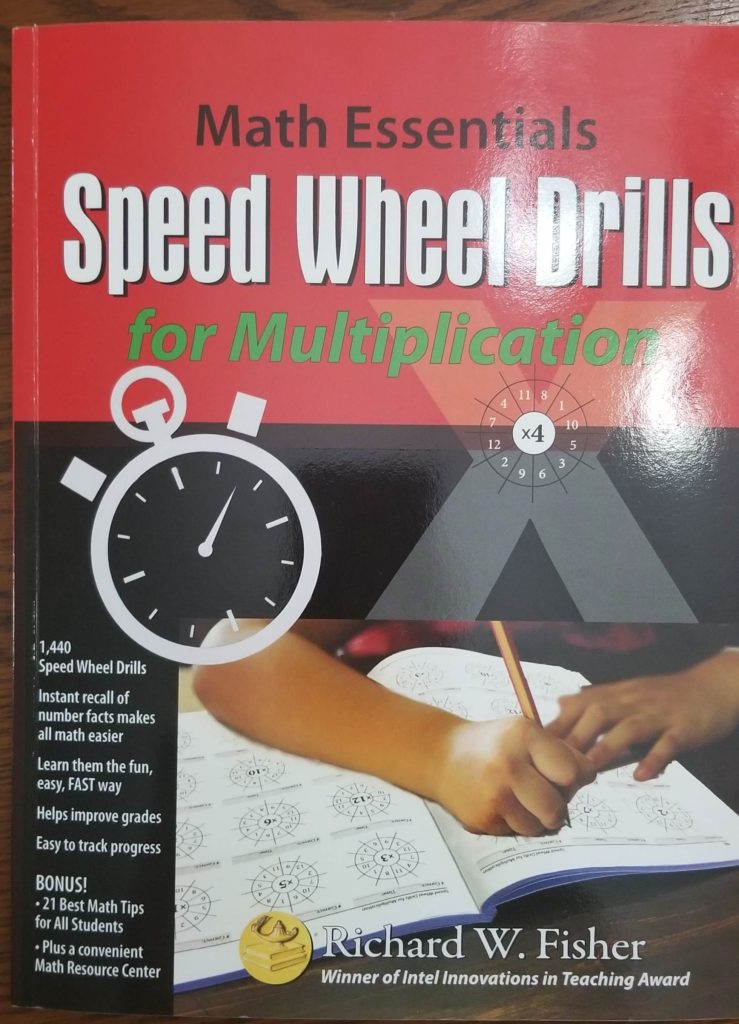 Complimentary Product Received ~ Building Math Fact Fluency in our homeschool is easy with Math Essentials Speed Wheel Drills #mathfacts #hsreviews #mathessentials #homeschoolmath #mathathome #additionfacts #multiplicationfacts #divisionfacts #homeschoolingmath