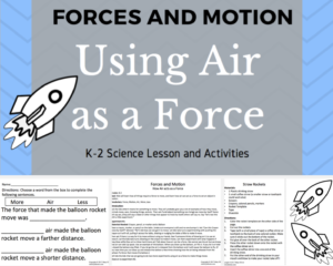 Air as a Force Lesson and Activity - Free