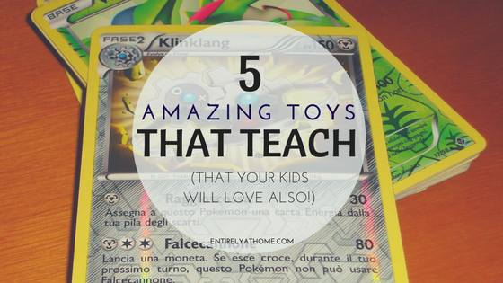 Looking for more ways to get your kids learning? Click here for 5 great toys that will encourage your kids to learn while they play!