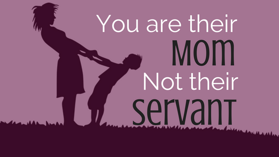 Are you tired of feeling like you are just serving your kids all day! Click here and read how you can recognize your authority as a parent!