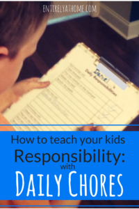 Want to work on teaching your kids some responsibility this summer? Here's how we use daily chores, with Free Printable Chore Charts for Kids!