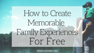 Are you looking for ways to have some fun with your kids without spending tons of money? Click here for some ideas for making wonderful memories with your kids!