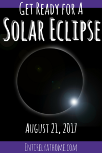 Solar Eclipse day (August 21st, 2017) is almost here. Are you ready? Click for a few ideas to enjoy the solar eclipse with your family!