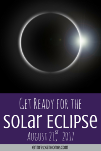 Solar Eclipse day (August 21st, 2017) is almost here. Are you ready? Click for a few ideas to enjoy the solar eclipse with your family!