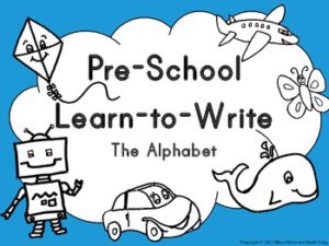 Teach your pre-schoolers to write the alphabet with this great letter writing set! Trace large letters. Practice pre-writing skills. Begin start writing letters on their own.