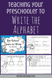 Teach your pre-schoolers to write the alphabet with this great letter writing set! Trace large letters. Practice pre-writing skills. Begin start writing letters on their own.
