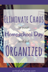 Need help getting organized in your homeschool? Here are some tips to help!