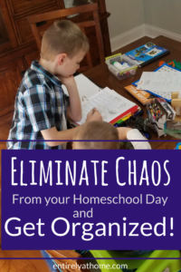 Need help getting organized in your homeschool? Here are some tips to help!