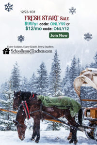 SchoolhouseTeachers.com gives you access to a complete Pre-K through 12 curriculum at an affordable price.