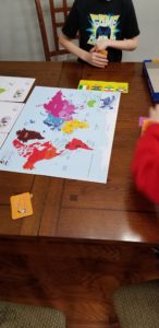 #FreeProductReceived Continent Race from Byron's Games is a fun way my kids are learning more about Geography. #ByronsGames #ContinentRace #Boardgames #hsreviews
