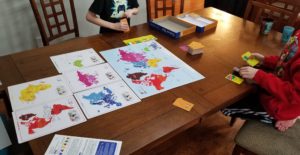#FreeProductReceived Continent Race from Byron's Games is a fun way my kids are learning more about Geography. #ByronsGames #ContinentRace #Boardgames #hsreviews