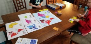 #FreeProductReceived Continent Race from Byron's Games is a fun way my kids are learning more about Geography. #ByronsGames #ContinentRace #Boardgames #hsreviews