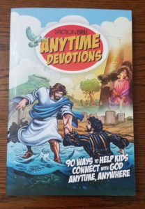 #FreeProductReceived The Action Bible Anytime Devotions is a fun engaging way to encourage your kids in the Lord. #hsreviews #actionbible #davidccook #tabanytimedevo