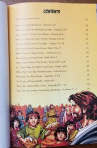 #FreeProductReceived The Action Bible Anytime Devotions is a fun engaging way to encourage your kids in the Lord. #hsreviews #actionbible #davidccook #tabanytimedevo