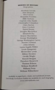 #FreeProductReceived YWAM's Heroes of History series is an excellent resource for learning History through reading biographies! #hsreviews #christianheroes #americanhistory #truebiographies #heroesofhistory