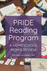 PRIDE Reading Program is an excellent curriculum for teaching struggling or beginning readers!