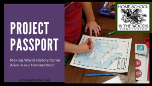 #FreeProductRecieved Homeschool in the Woods provides an amazing experience in studying world History with their Project Passport Studies! #hsreviews #HSitW #homeschoolinthewoods