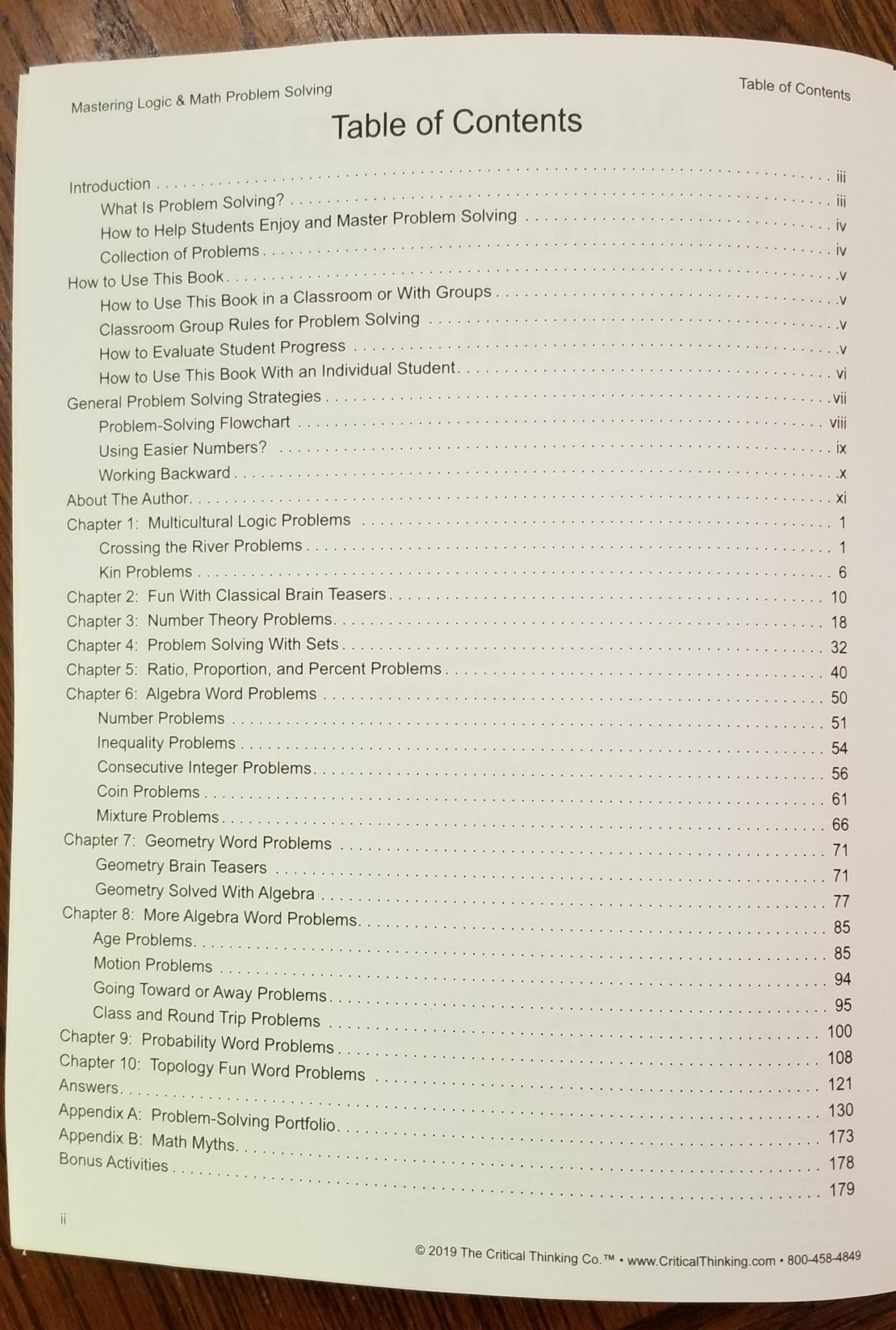 Mastering Logic & Math Problem Solving with the Critical Thinking Co ...