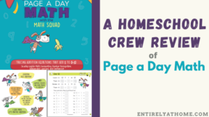 #Freeproductreceived Page a Day Math offers amazing kits that your kids will enjoy using to improve their Math fact fluency skills! #hsreviews #pageadaymath