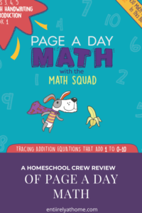 #Freeproductreceived Page a Day Math offers amazing kits that your kids will enjoy using to improve their Math fact fluency skills! #hsreviews #pageadaymath