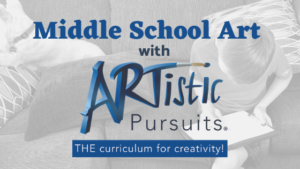 #freeproductreceived ARTistic Pursuits Inc. provides excellent homeschool art curriculum at multiple levels. My son has loved learning with their Middle School Book One! #ART #Homeschool #ARTEDUCATION #artisticpursuits #creativity