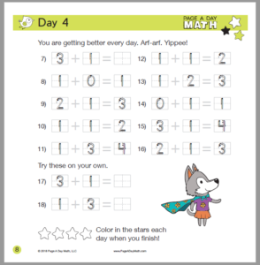 #Freeproductreceived Page a Day Math offers amazing kits that your kids will enjoy using to improve their Math fact fluency skills! #hsreviews #pageadaymath