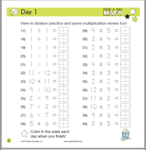 #Freeproductreceived Page a Day Math offers amazing kits that your kids will enjoy using to improve their Math fact fluency skills! #hsreviews #pageadaymath